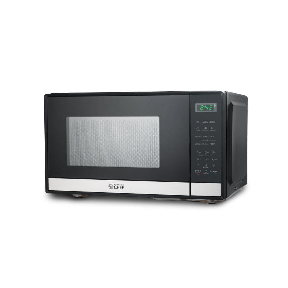 Commercial CHEF 18.9 in. Width 0.9 cu.ft. Stainless Steel/Black