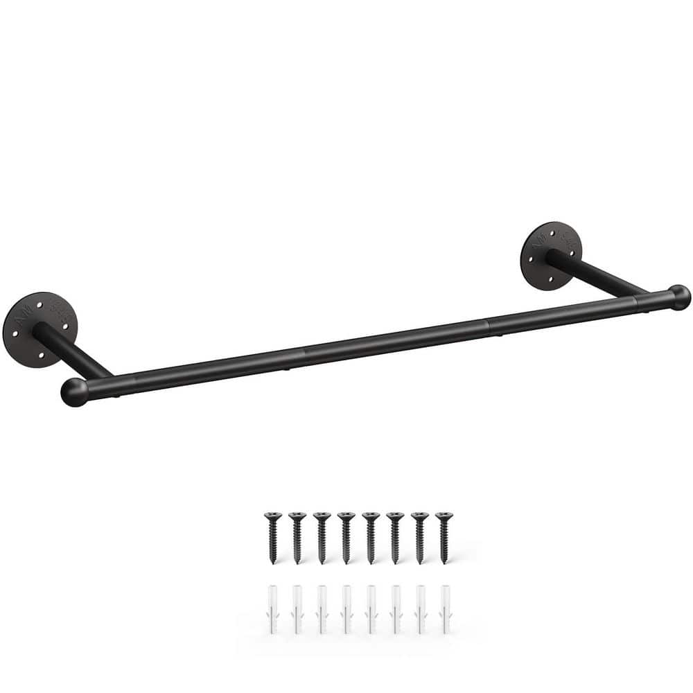 33 in. Industrial Pipe Clothing Rack, Multi-Purpose Hanging Rod for Laundry, Bedroom and Closet Storage, Black (1-Pack) price history on PriceWatchPro