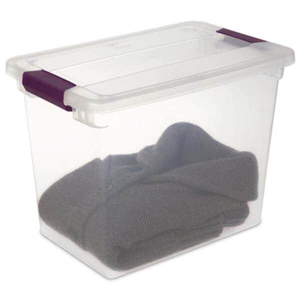 Sterilite 56 Quart Clear Plastic Storage Container Box and Latching Lid, 32  Pack, 32pk - Harris Teeter
