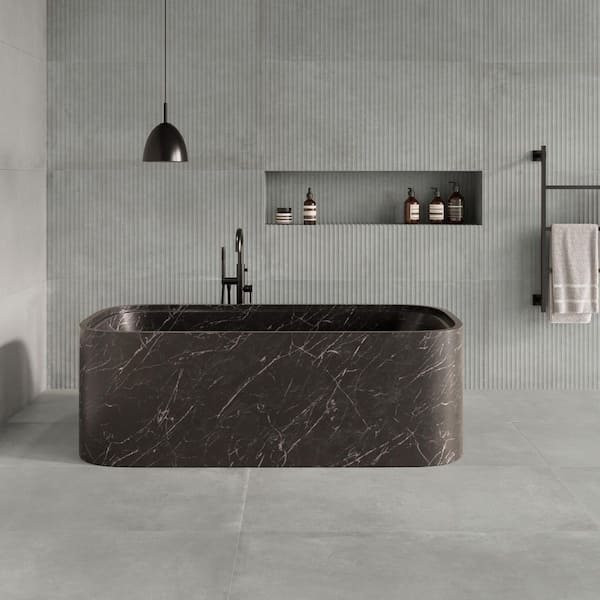 Giorbello Spanish Iconic 24 in. x 48 in. x 10. 2mm 3D Matte Porcelain Wall Tile-Perla (10 PCS, 77.5 sq. ft. /Pallet) G8740-P