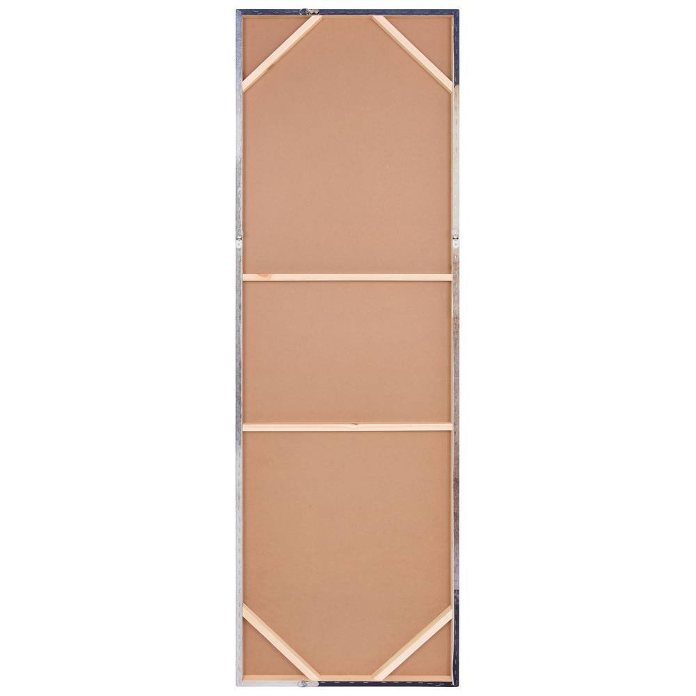 Silver Elegance I Abstract Canvas Wall Art in Blue, Gold, and Silver