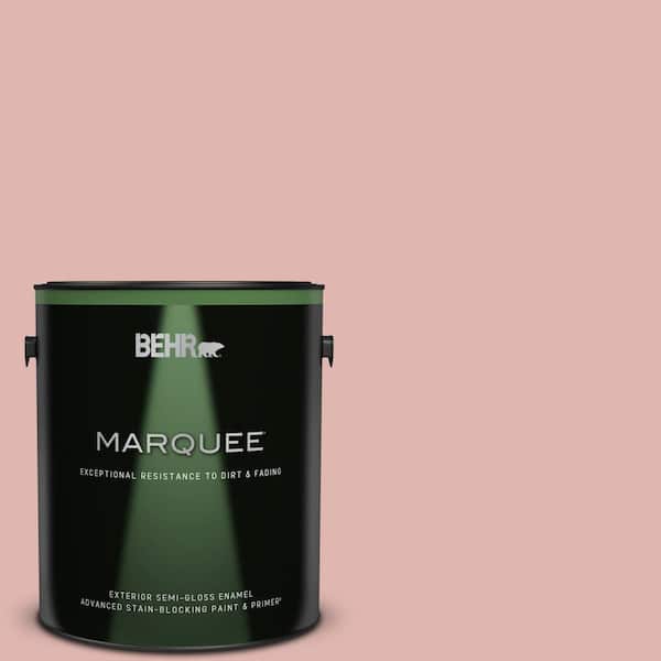 BEHR MARQUEE 1 gal. #S160-2 Pink Quartz Semi-Gloss Enamel Exterior Paint & Primer