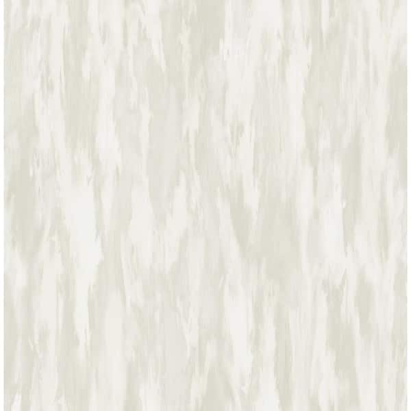 Seabrook Designs Stria Watercolor Metallic Pearl and Alabaster Paper Strippable Roll (Covers 56.05 sq. ft.)