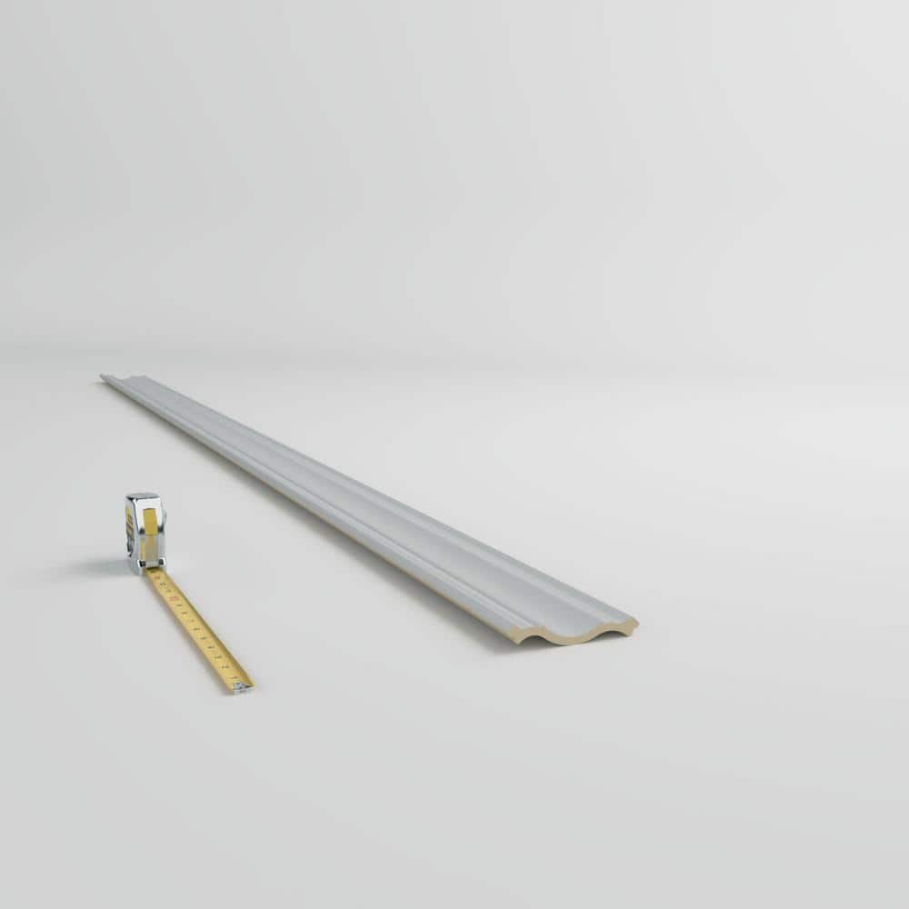 Austin 96" Gray Polyurethane Crown Moulding