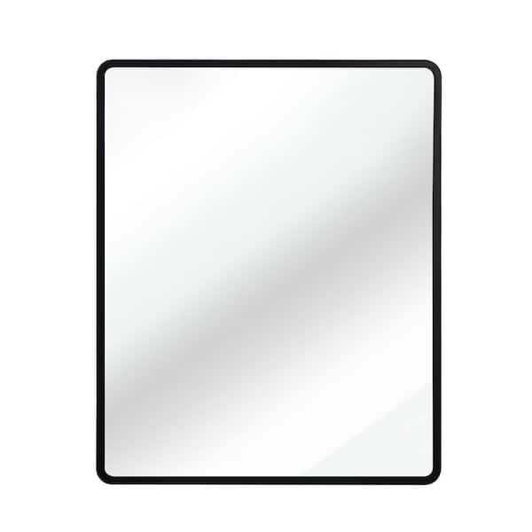 Unbranded Series 24 in. W x 30 in. H Rectangular Aluminum Medicine Cabinet with Mirror