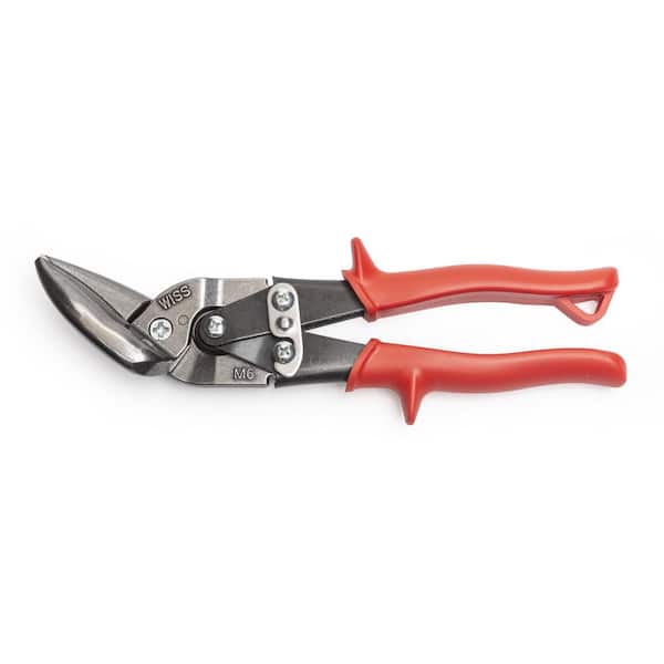 Wiss 9-1/4 in. Compound Action Offset Straight and Left Cut Aviation Snips  M6R - The Home Depot