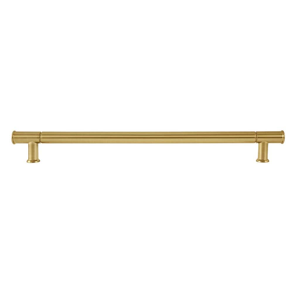 Fremont Satin Brass Cylindrical Bar Pull with Mounting Hardware