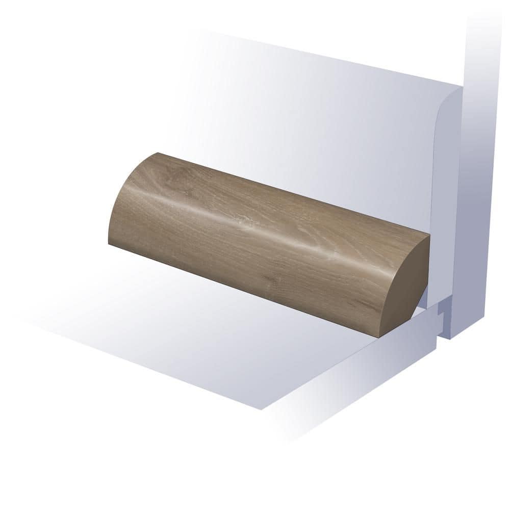 Elegant Villa 0.59 in. T x 1-1/8 in. W x 94 in. L Waterproof Quarter Round Moulding price history on PriceWatchPro