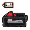 Milwaukee M18 18-Volt Lithium-Ion High Output Battery Pack 6.0Ah 48-11-1865