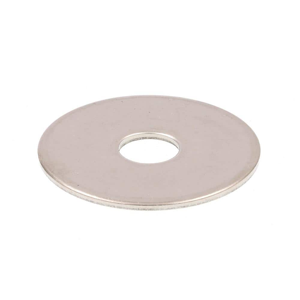 Prime-Line 3/8 in. x 1-1/2 in. O.D. Stainless Steel Grade-18 to Grade-8 Fender Washers (20-Pack)