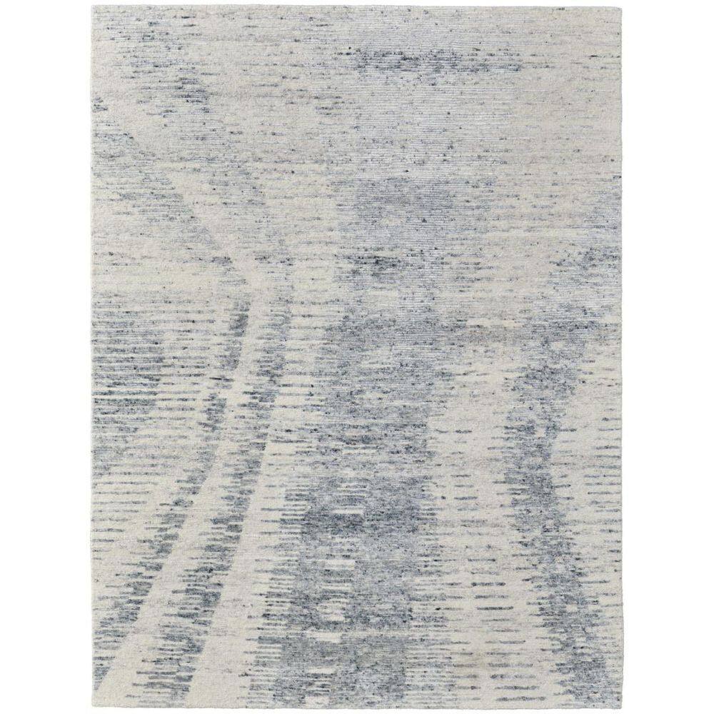 2 ft. x 3 ft. Ivory Gray and Blue Abstract Hand Knotted Worn Faded Area Rug price history on PriceWatchPro