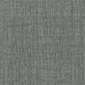 24 in. x 24 in. Textured Loop Carpet - Basics -Color Slate