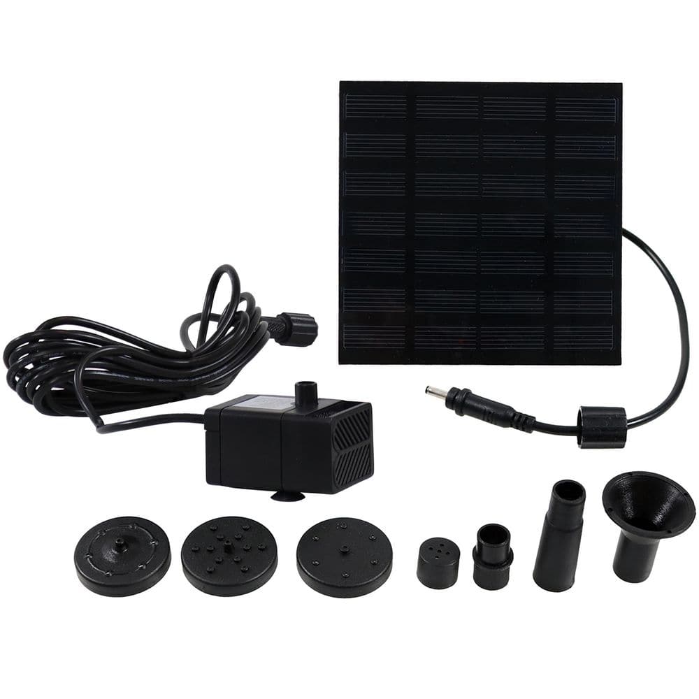 Sunnydaze 20 in. Lift 40 GPH Solar Fountain Water Pump Kit