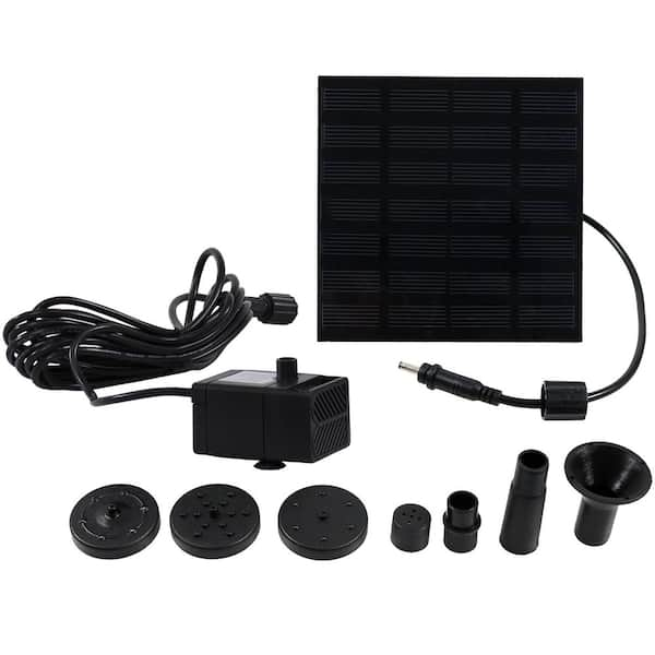 Sunnydaze 20 in. Lift 40 GPH Solar Fountain Water Pump Kit