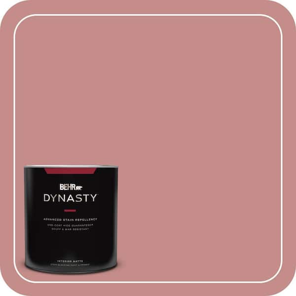 BEHR DYNASTY 1 qt. #BIC-32 Grand Sunset Matte Interior Stain-Blocking Paint and Primer