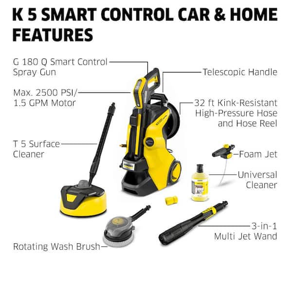 Reviews for Karcher 2500 Max PSI 1.55 GPM K 5 Premium Smart