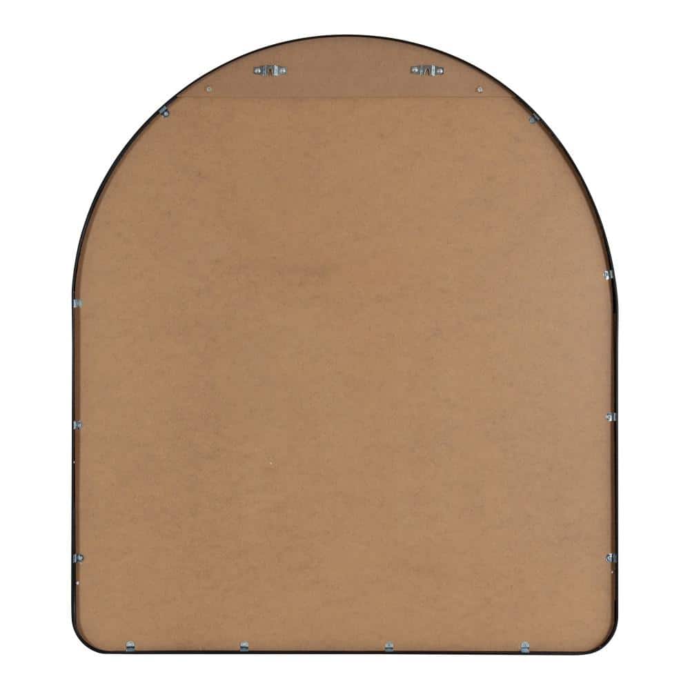 Zayda Black Aluminum Arched Full-Length Mirror