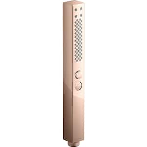 Shift+ 2-Spray Patterns 1.13 in. Wall Mount Handheld Shower Head 2.5 GPM in Vibrant Rose Gold