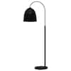 Hampton Bay Highler 61 in. Matte Black Floor Lamp