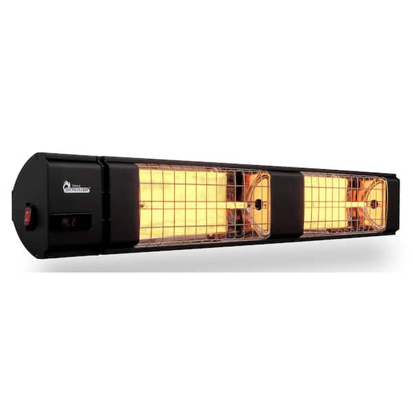 Dr Infrared Heater 3000-Watt, 240-Volt Indoor/Outdoor Electric Carbon Infrared Patio Heater with Remote in Black