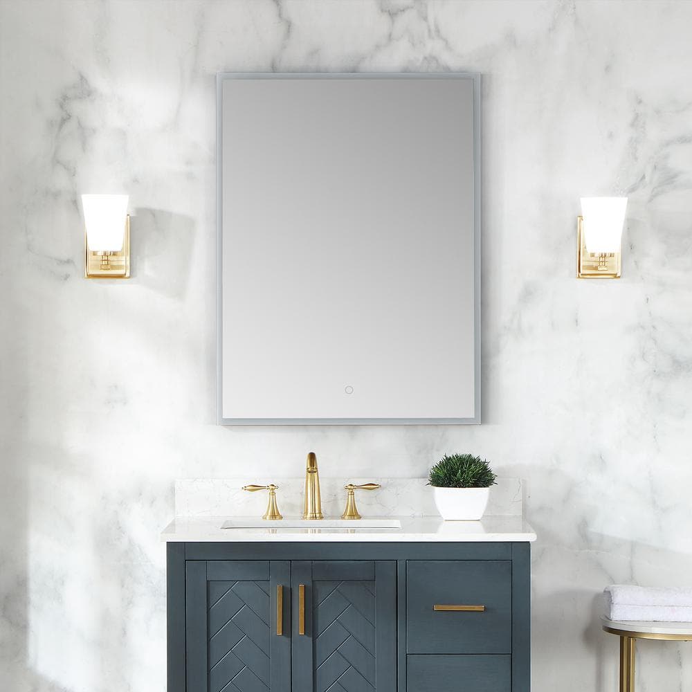 Carsoli 24" Frameless LED Lighted Bathroom Medicine Cabinet