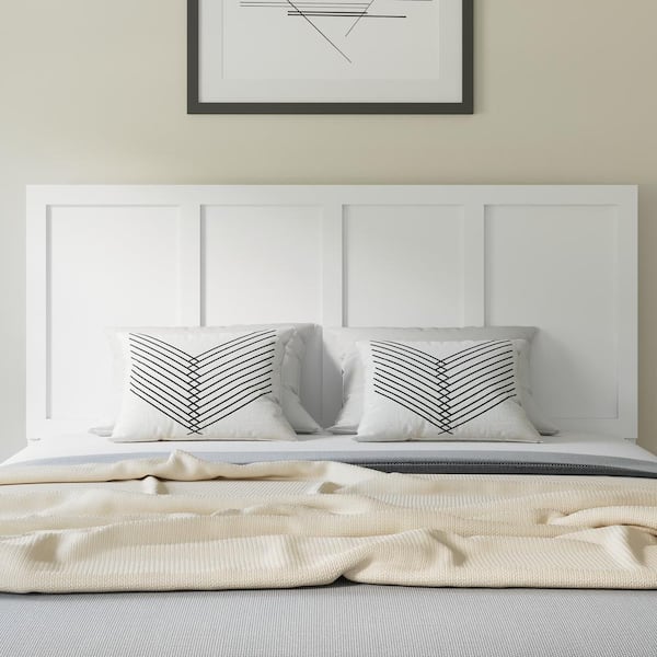 White Queen Headboard