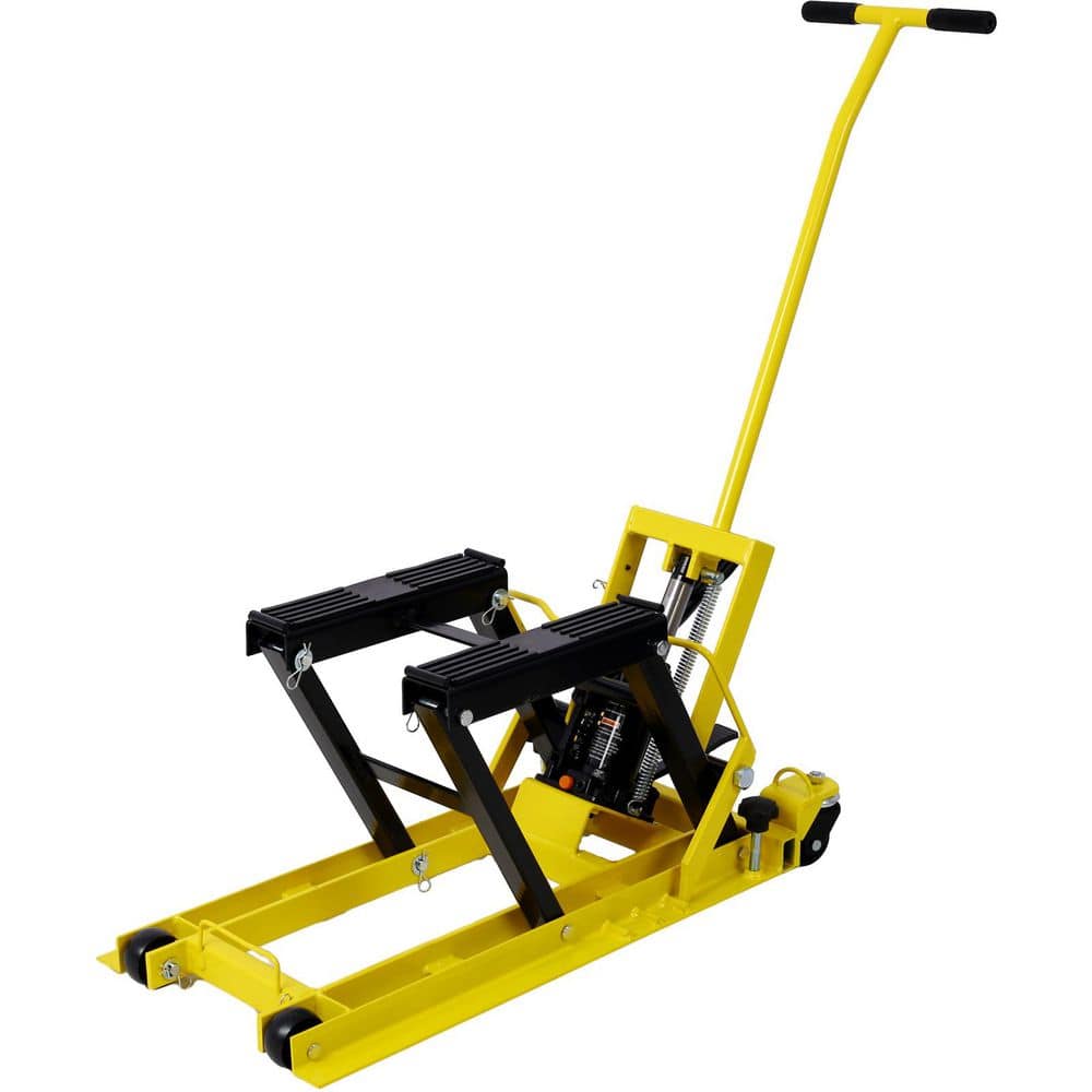 Ami 1500LB Hydraulic Motorcycle Lift Jack with Tie Down Yellow price history on PriceWatchPro