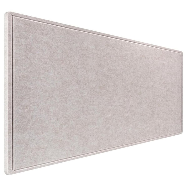 72 x 48 in. Felt Board Light Khaki Foldable Self-Adhesive Decorative Pin Board with 36-Pushpins for Home Office School