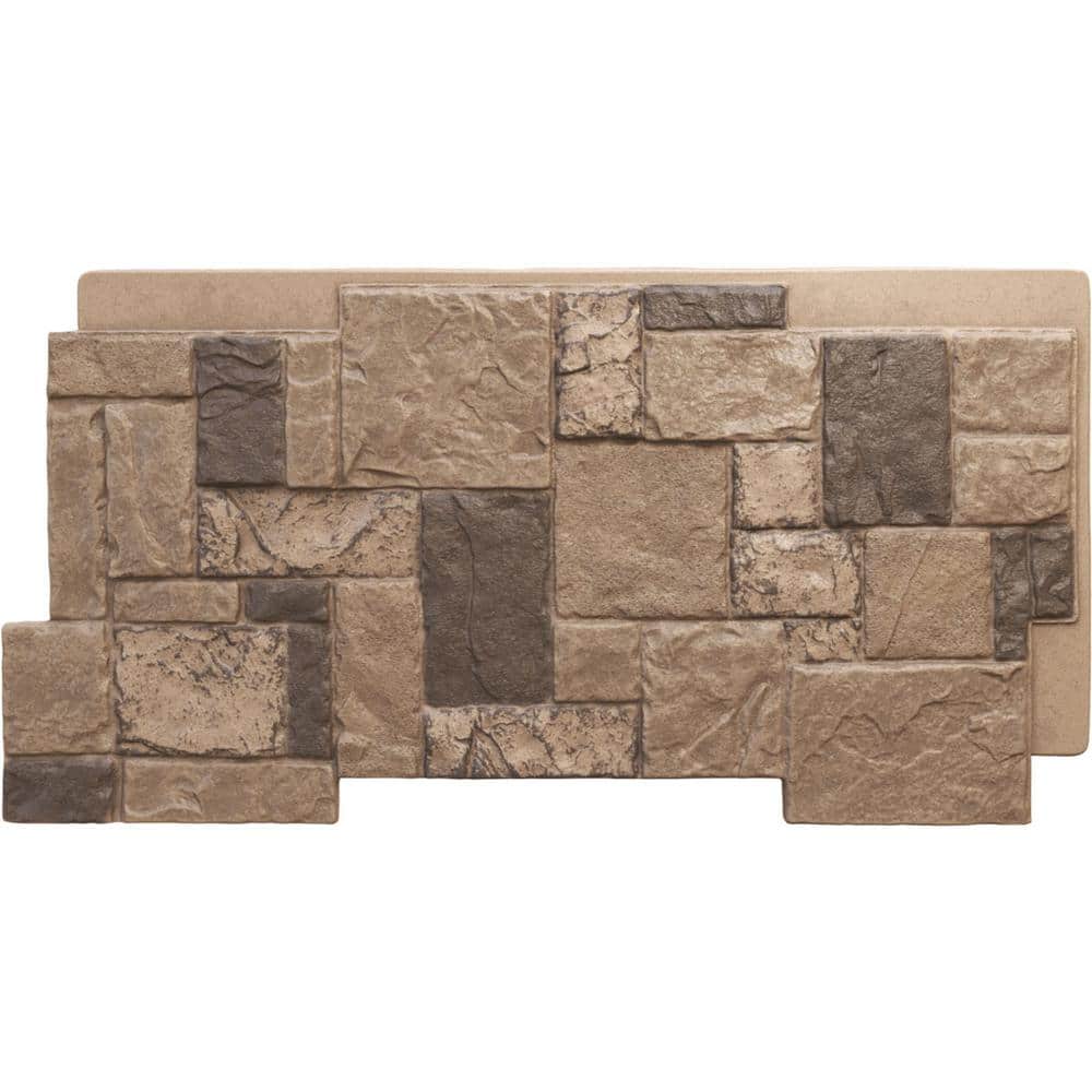 Smokey Ridge Faux Stone Siding Panel, 48" x 24"