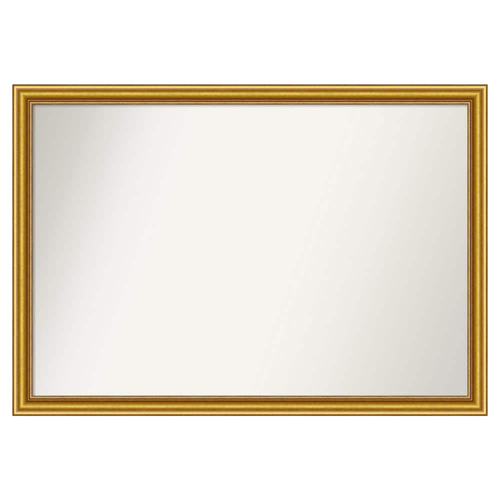 Townhouse Gold 49.75 in. x 34.75 in. Custom Non-Beveled Wood Framed Batthroom Vanity Wall Mirror price history on PriceWatchPro