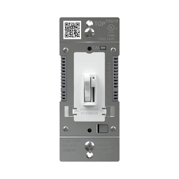 Legrand Toggle Slide 150W Advanced LED Dimmer, Single-Pole/3-Way, White