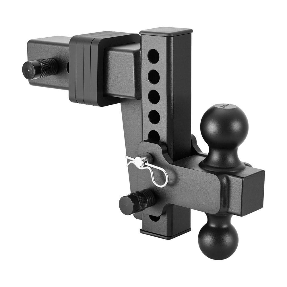Adjustable Trailer Hitch, Towing Ball Mounts for RVs, Trucks, Black, Fit 2.5 in. Receiver, 28000 lbs. GTW, 6 in. Drop price history on PriceWatchPro
