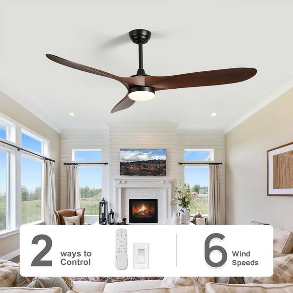 thumbnail interactive-video image 1 of Ghicc Black Ceiling Fan With Reote Outdoor Ceiling Fans For Patios... 1 of 10