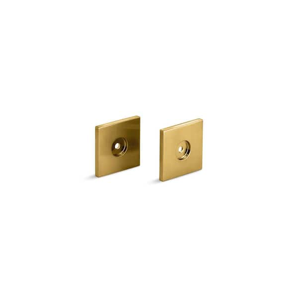 KOHLER Loure 0.5 in. Brass Slidebar Trim Kit in Vibrant Brushed Moderne Brass