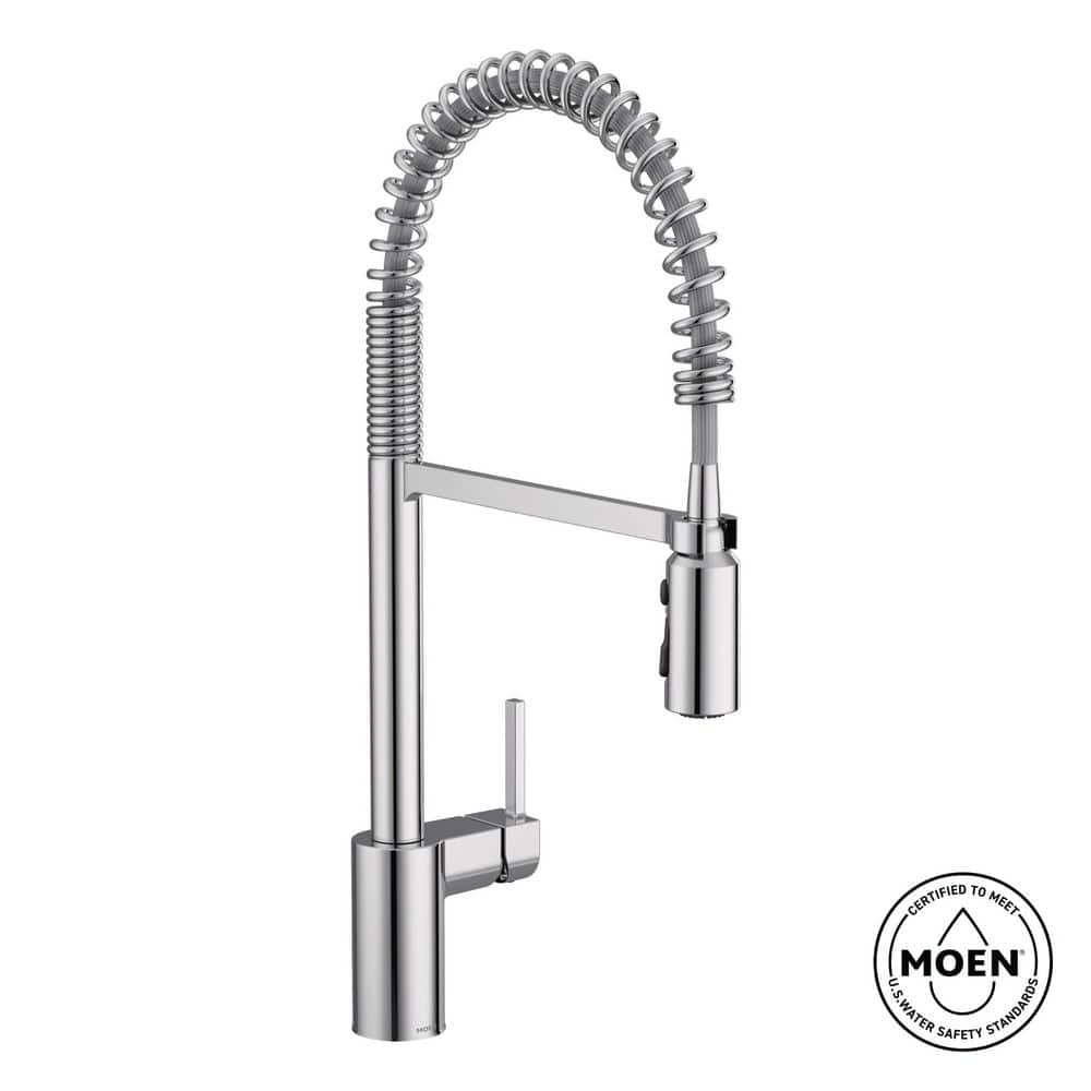 Align Chrome 21.75 in. H Spring Pull Down Sprayer Kitchen Faucet with 360 Degree Spout Swivel and Power Boost price history on PriceWatchPro
