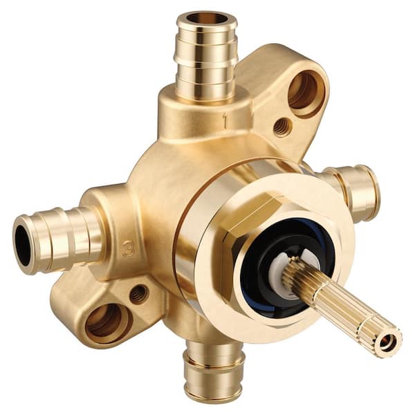 MOEN M-CORE 1/2 in. 3 or 6 Function Transfer Valve with Cold Expansion PEX Connections