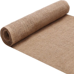 3 ft. x 15 ft. Burlap Fabric Roll Tree Wrap Rolls for Decorations, Center Pieces for Home, Rustic Party Decor Accessory