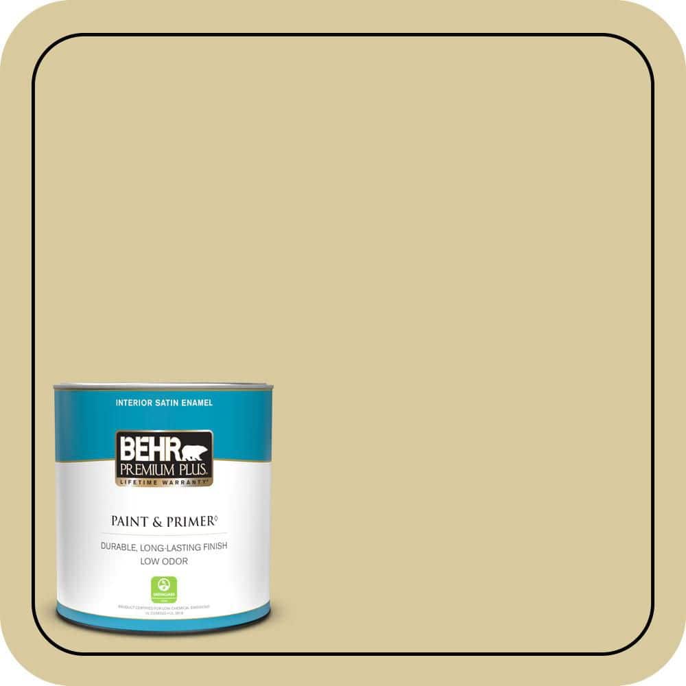 1 qt. #380F-4 Ground Ginger Satin Enamel Low Odor Interior Paint & Primer price history on PriceWatchPro