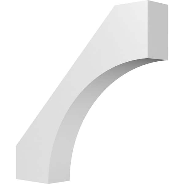 Ekena Millwork Westlake 3 in. x 16 in. x 16 in. Architectural Grade PVC Knee Brace