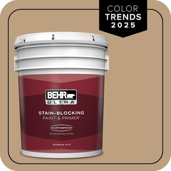 BEHR ULTRA 5 gal. #N270-4 Oxford Street Extra Durable Flat Interior Paint & Primer