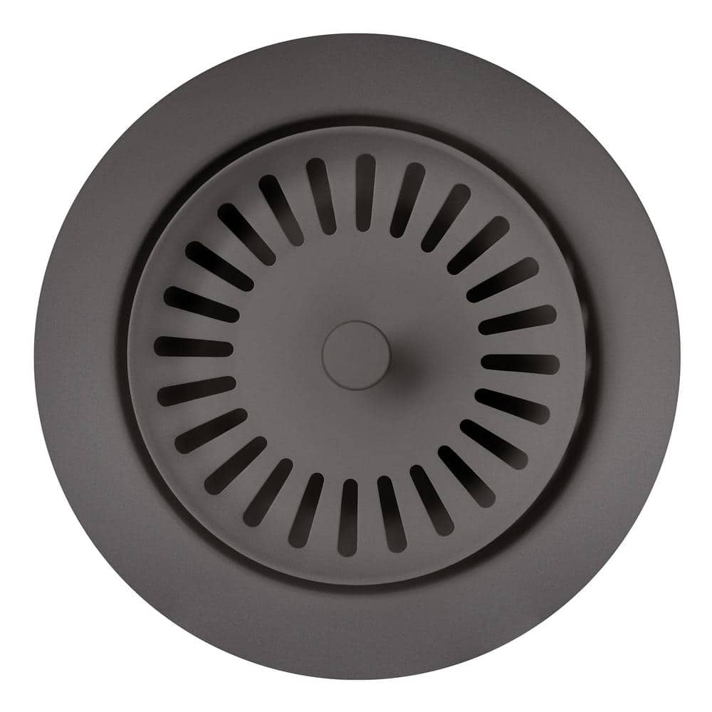 3.5 in. Decorative Metal Disposal Flange in Cinder