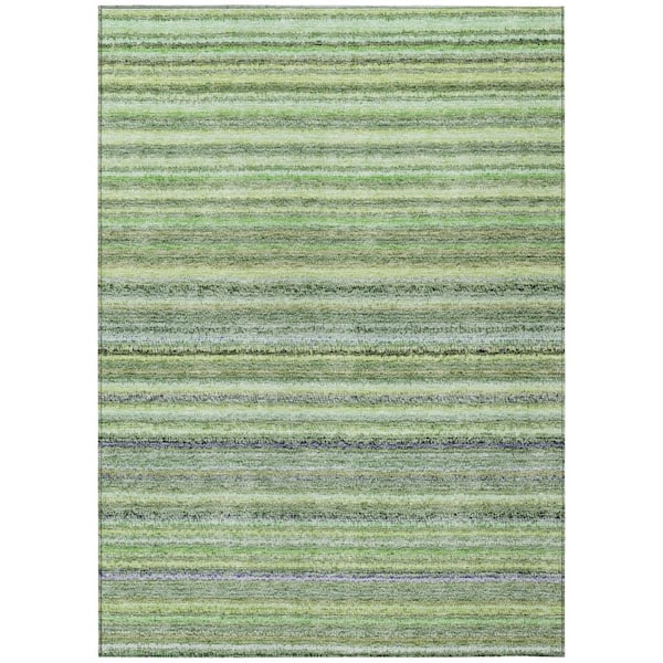 Addison Rugs Chantille ACN598 Green 8 ft. x 10 ft. Machine Washable Indoor/Outdoor Geometric Area Rug