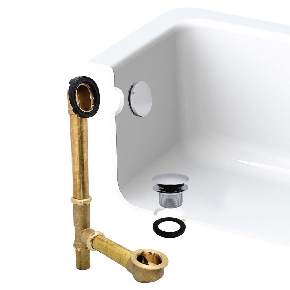 14 in. Brass Bath Waste in Polished Chrome price history on PriceWatchPro