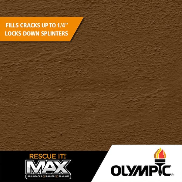 Olympic Rescue It 5 gal. SC-1010 Butternut Solid Exterior Deck Resurfacer and Primer with Sealer