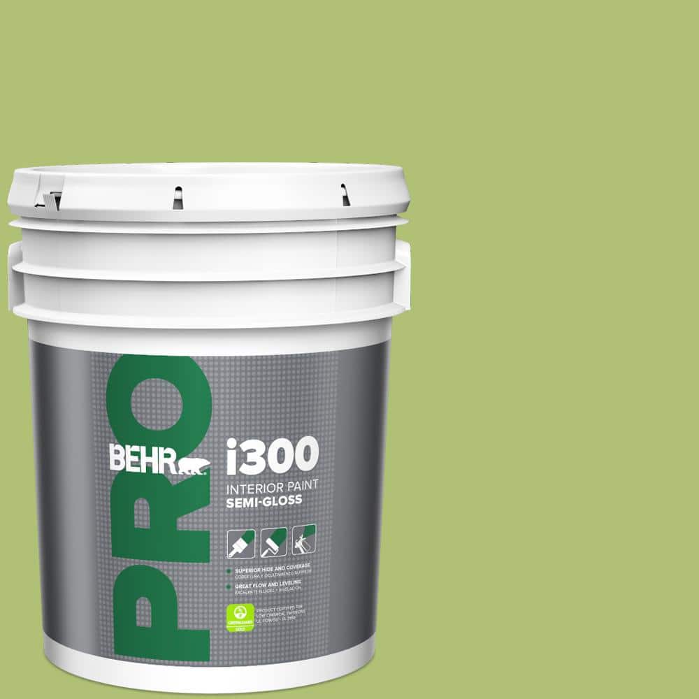 5 gal. #HDC-SM14-5 Lavish Lime Semi-Gloss Interior Paint price history on PriceWatchPro
