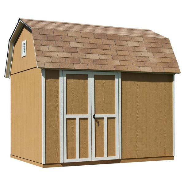 Handy Home Products Briarwood 10 ft. x 8 ft. Wood Storage Shed