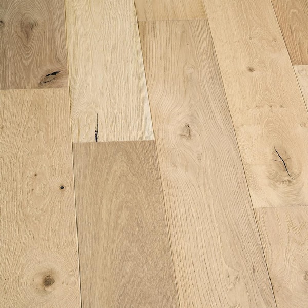 Malibu Wide Plank Benecia French Oak 3/8 in. T x 6.5 in. W Click Lock Wire Brushed Engineered Hardwood Flooring (945.5 sq. ft./pallet)