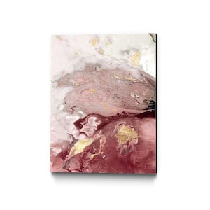 30 in. x 40 in. "Ocean Splash I Crimson Version" by PI Studio Wall Art