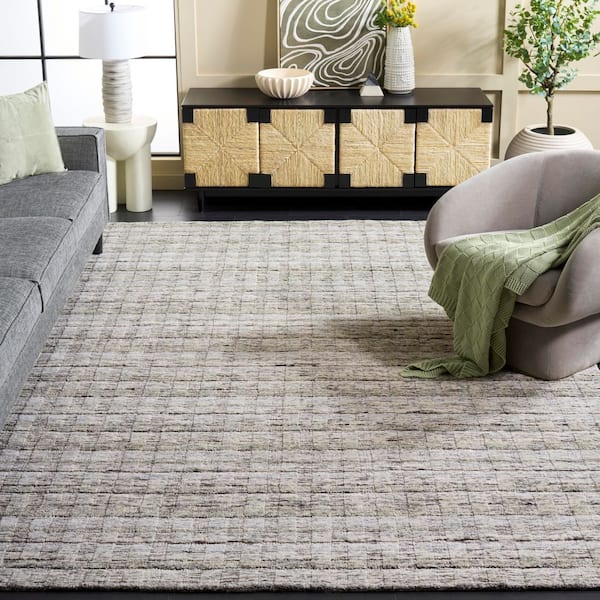 Element 8 x 10 Gray Striated Area Rug
