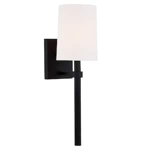 Bromley 1-Light Black Forged Sconce
